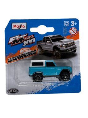 Maisto Ford Bronco Blue SUV 1:64 Fresh Metal Diecast New